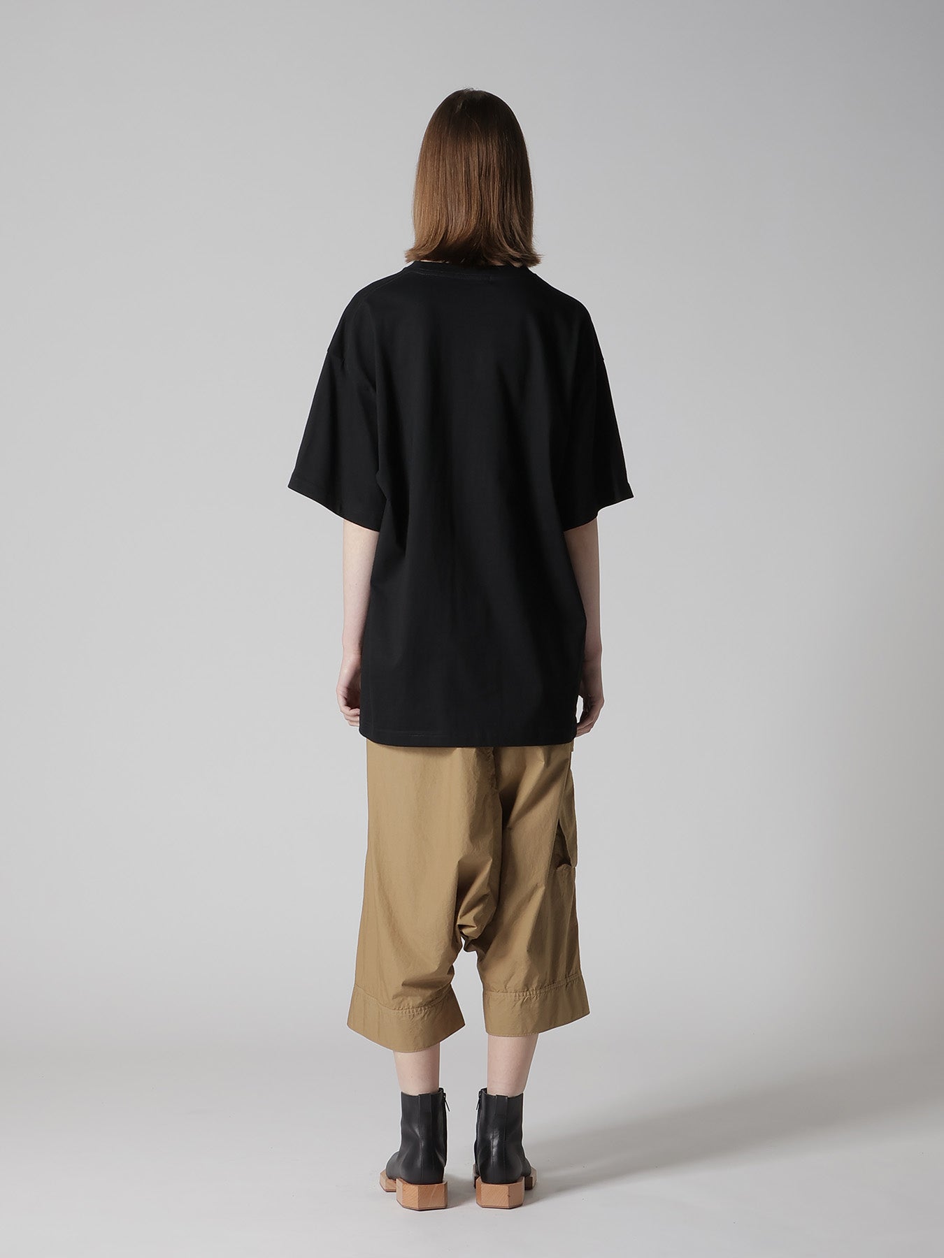 COTTON JERSEY DOG PIGMENT PRINT TEE