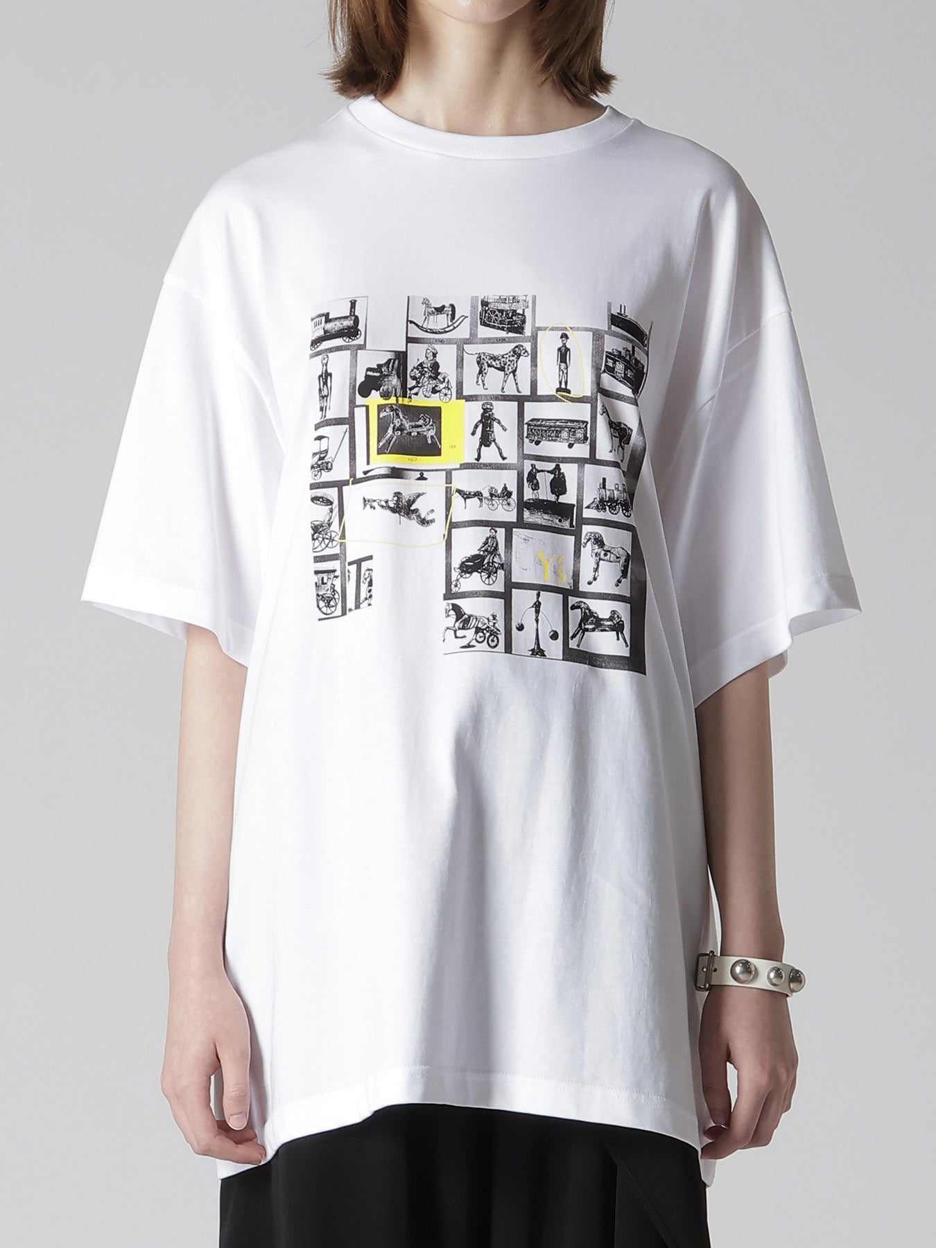 COTTON JERSEY TOY PIGMENT PRINT TEE