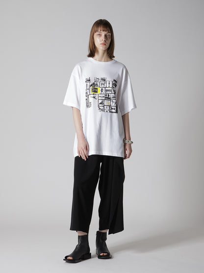 COTTON JERSEY TOY PIGMENT PRINT TEE