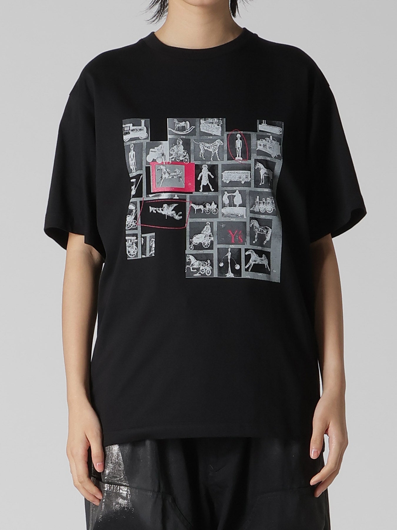 COTTON JERSEY TOY PIGMENT PRINT TEE