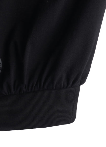 JERSEY ANGEL DOT PIGMENT PRINT ASYMMETRIC TEE