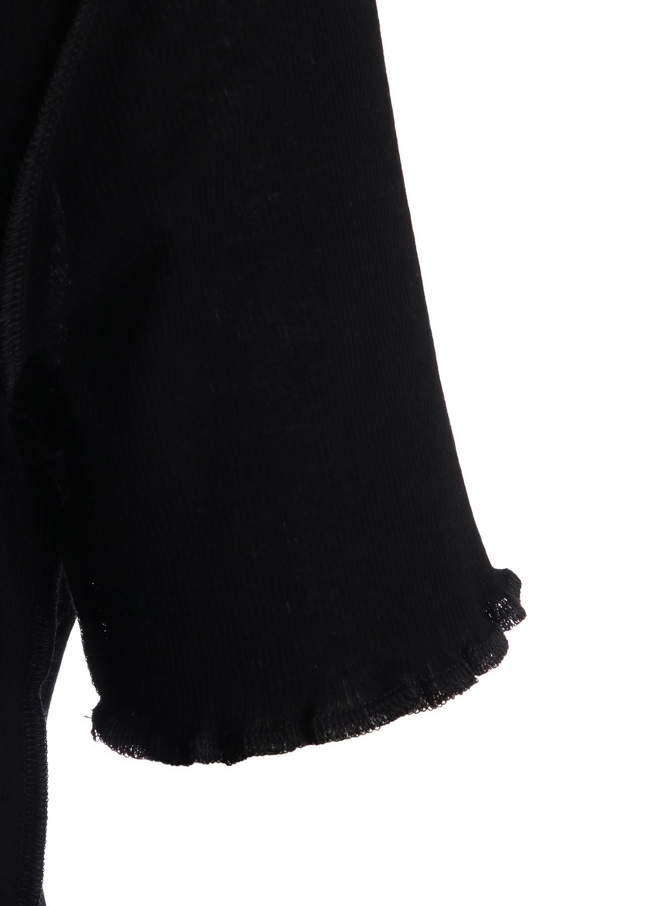 RIB HIGH NECK PANEL TEE