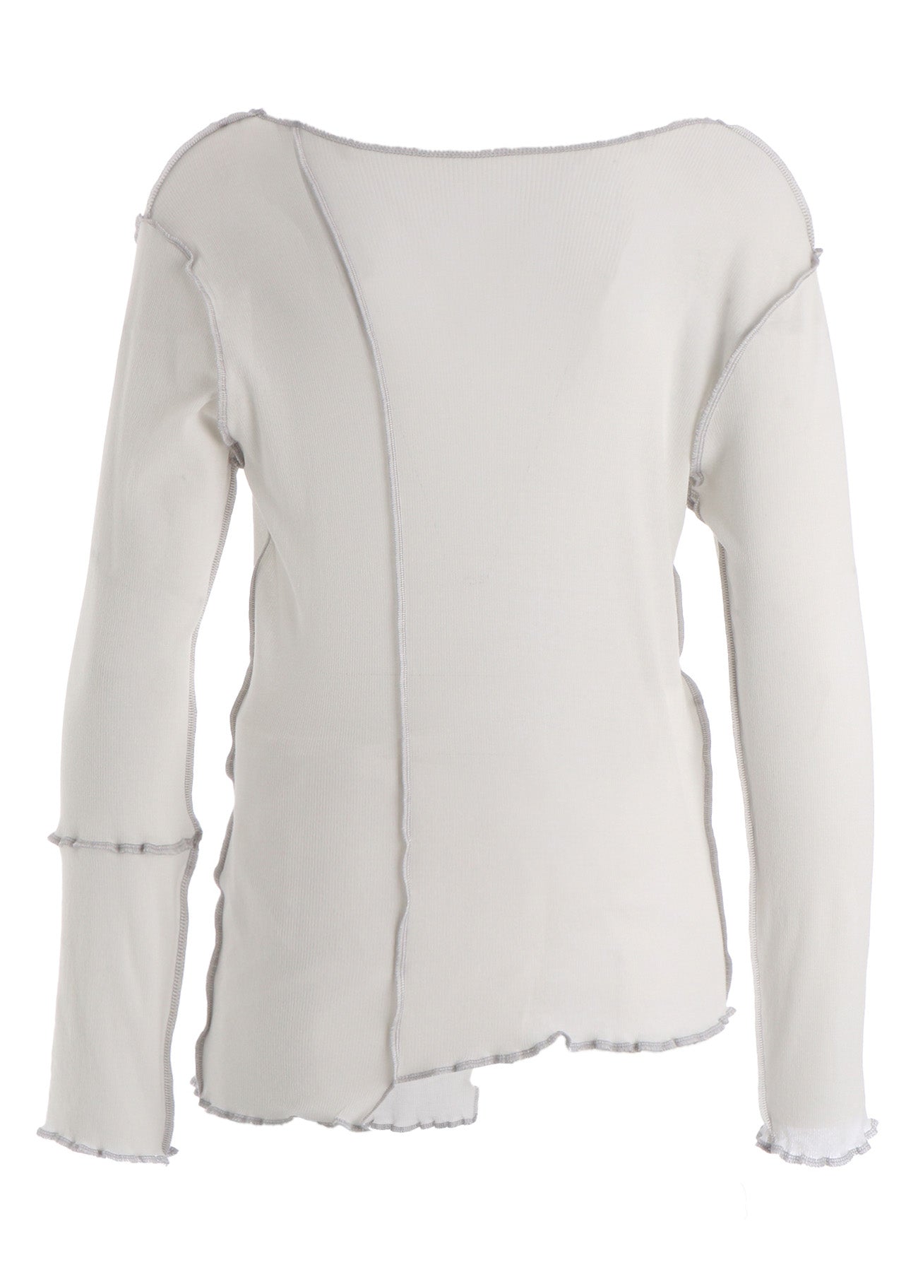 RIB PANEL LONG SLEEVE TEE
