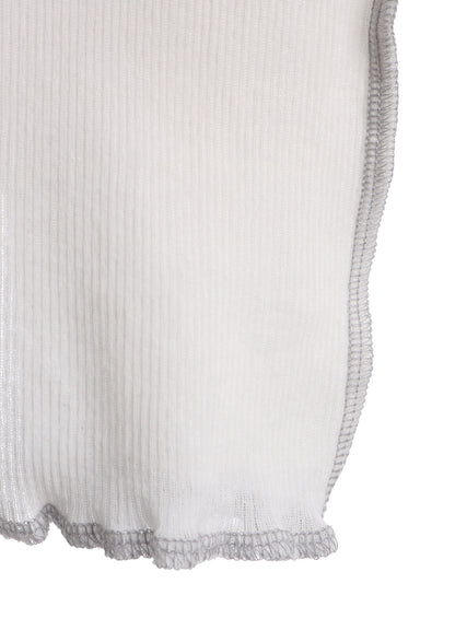 RIB PANEL LONG SLEEVE TEE