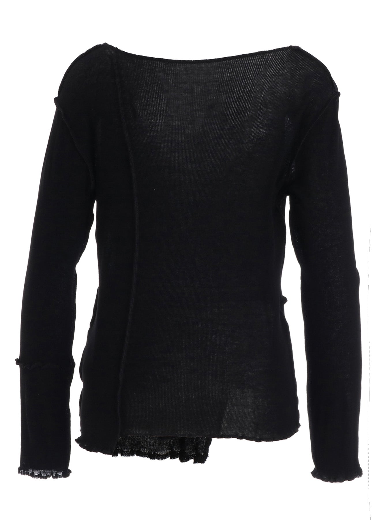 RIB PANEL LONG SLEEVE TEE