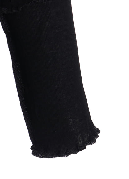 RIB PANEL LONG SLEEVE TEE