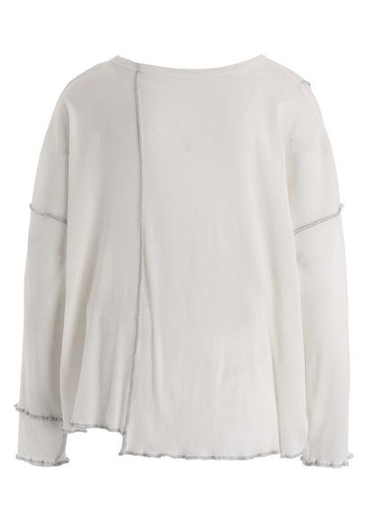 RIB PANEL LONG SLEEVE BIG TEE