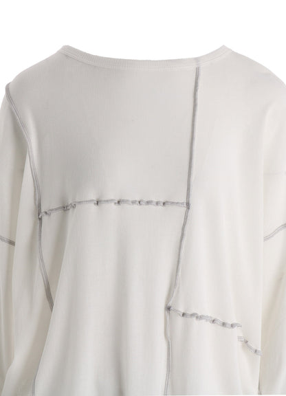 RIB PANEL LONG SLEEVE BIG TEE
