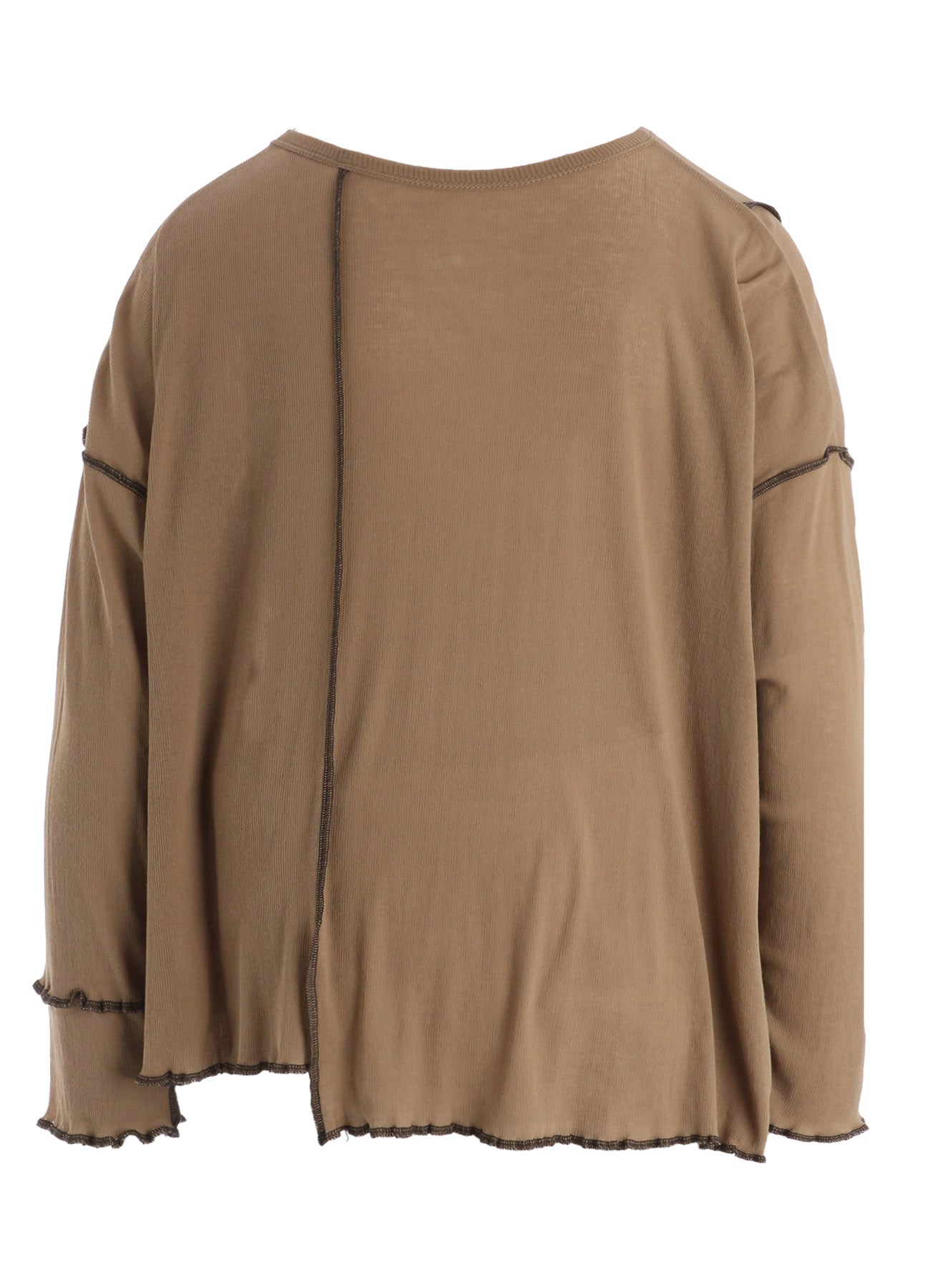 RIB PANEL LONG SLEEVE BIG TEE
