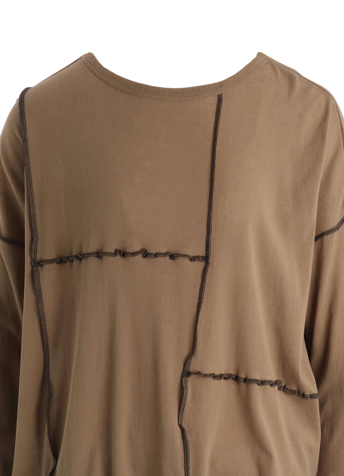 RIB PANEL LONG SLEEVE BIG TEE
