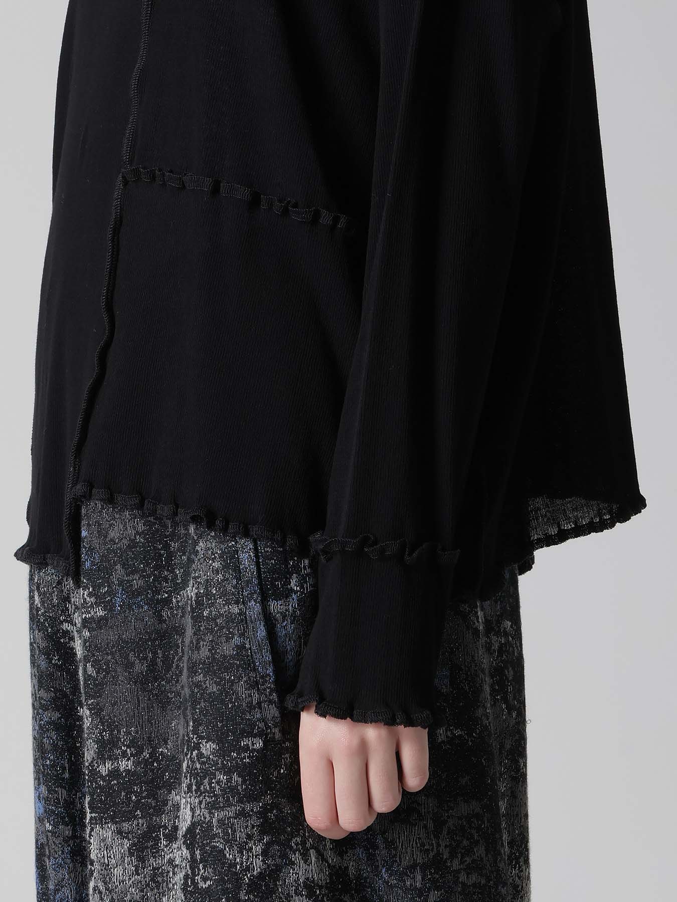 RIB PANEL LONG SLEEVE BIG TEE – THE SHOP YOHJI YAMAMOTO