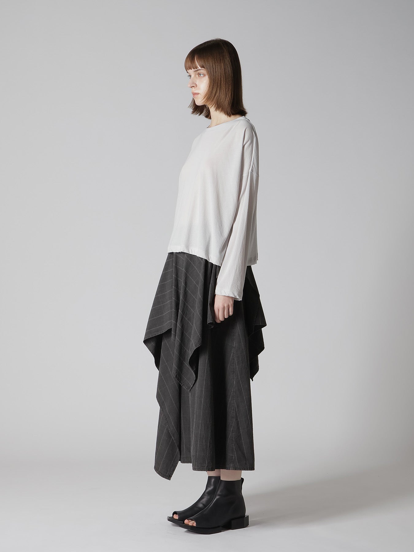 トップス YK COTTON JERSY CROPED TEE – THE SHOP YOHJI YAMAMOTO