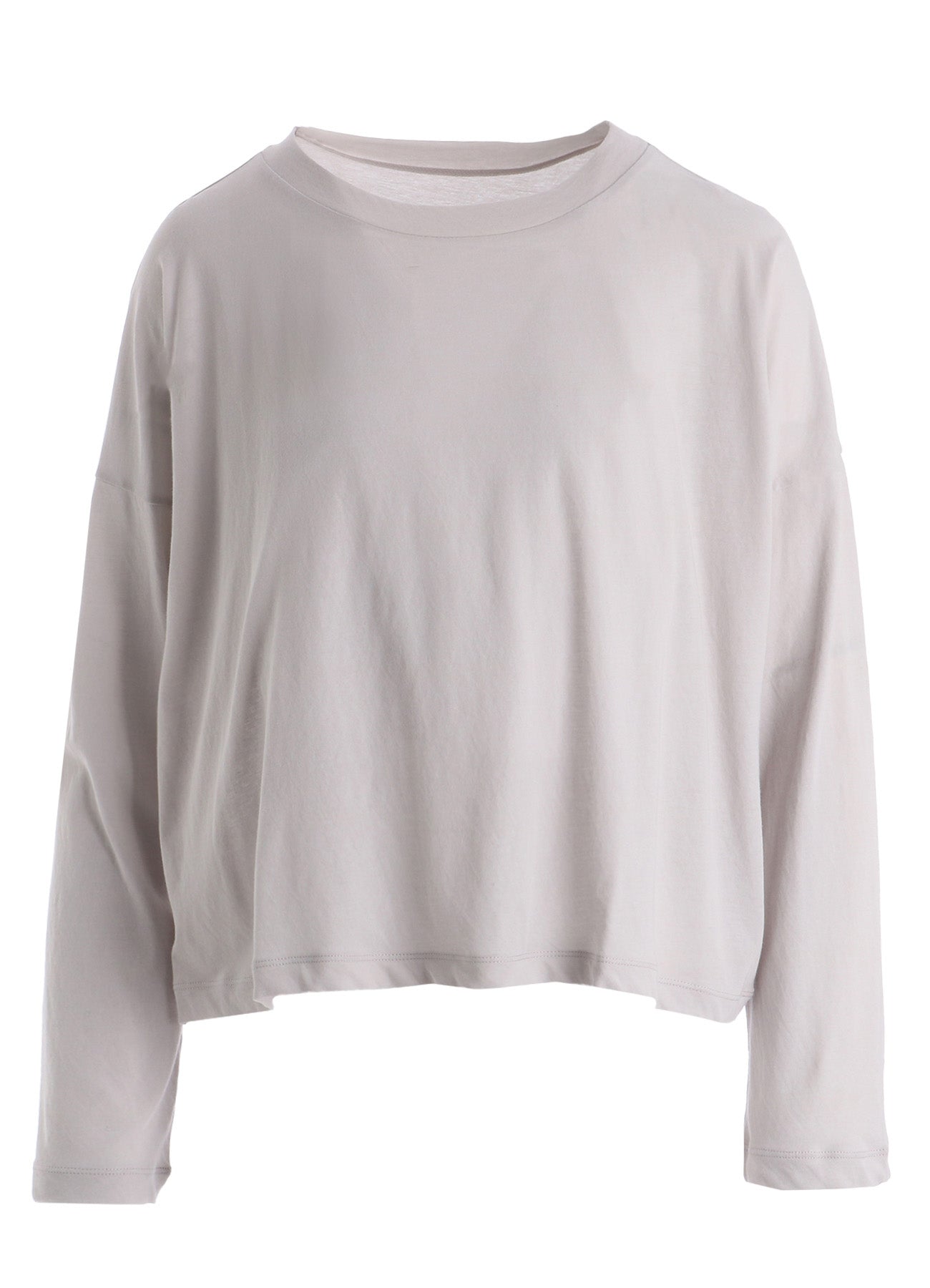 COTTON JERSY CROPED TEE