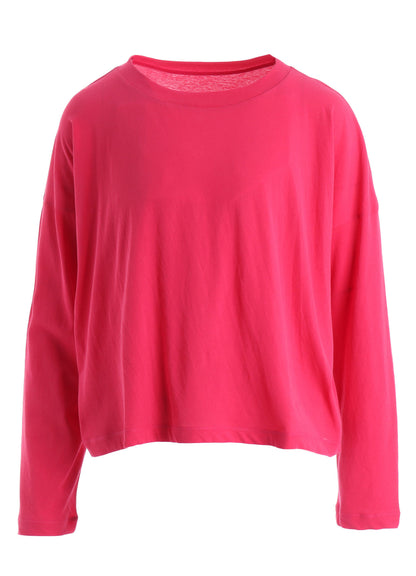 COTTON JERSY CROPED TEE
