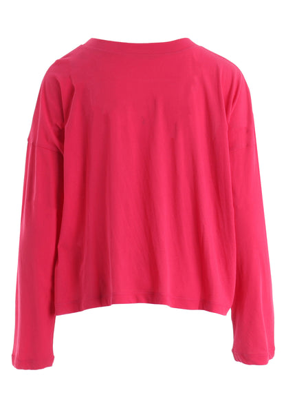 COTTON JERSY CROPED TEE
