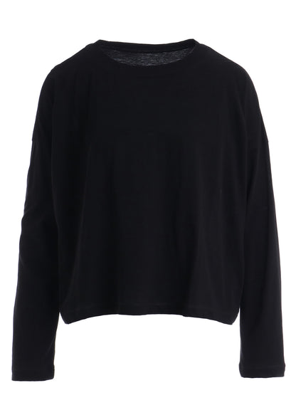 COTTON JERSY CROPED TEE