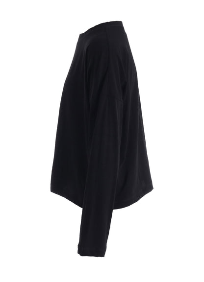 COTTON JERSY CROPED TEE