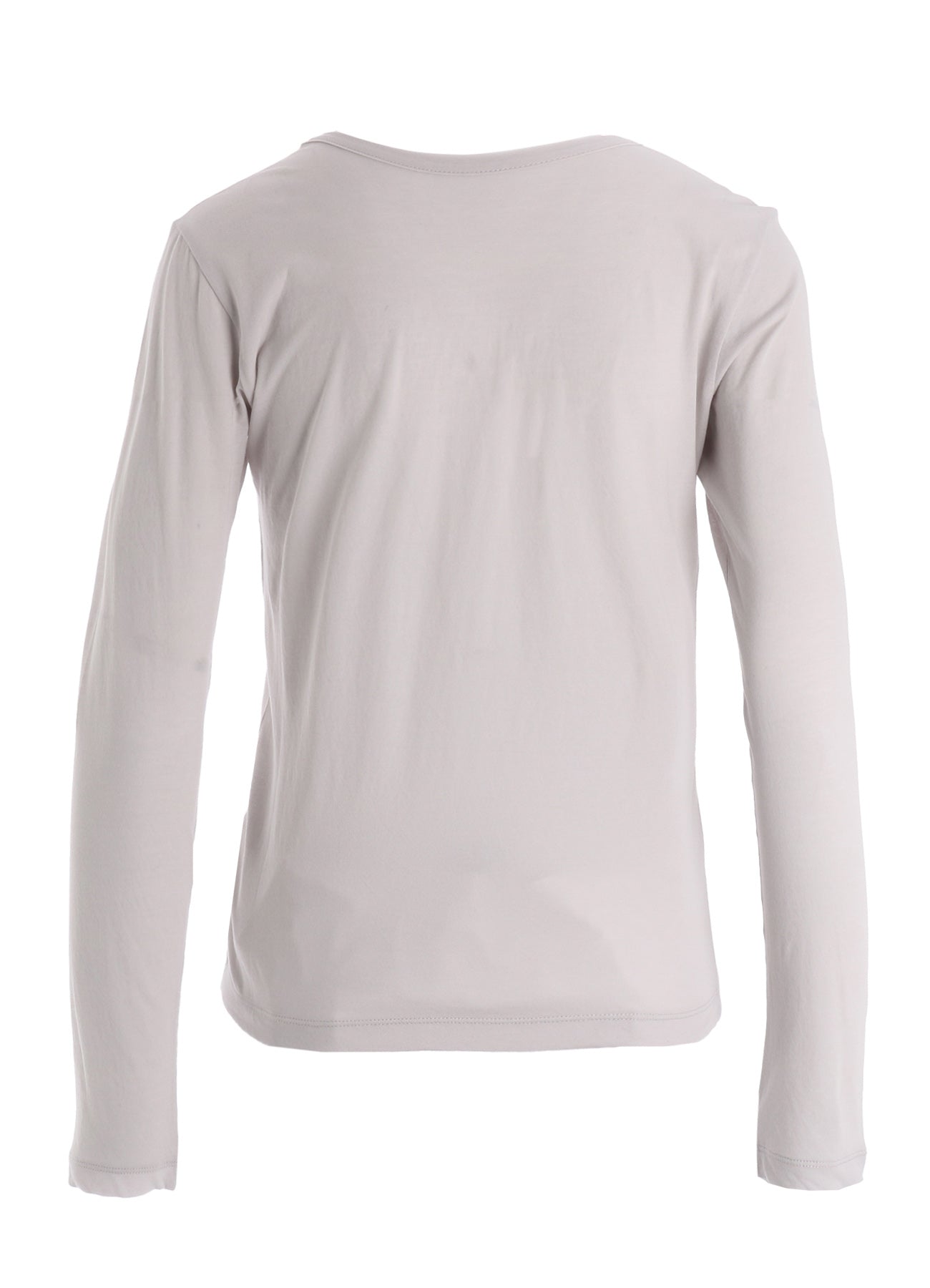 COTTON JERSY LONG SLEEVE TEE
