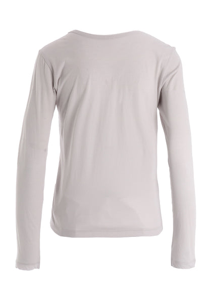 COTTON JERSY LONG SLEEVE TEE