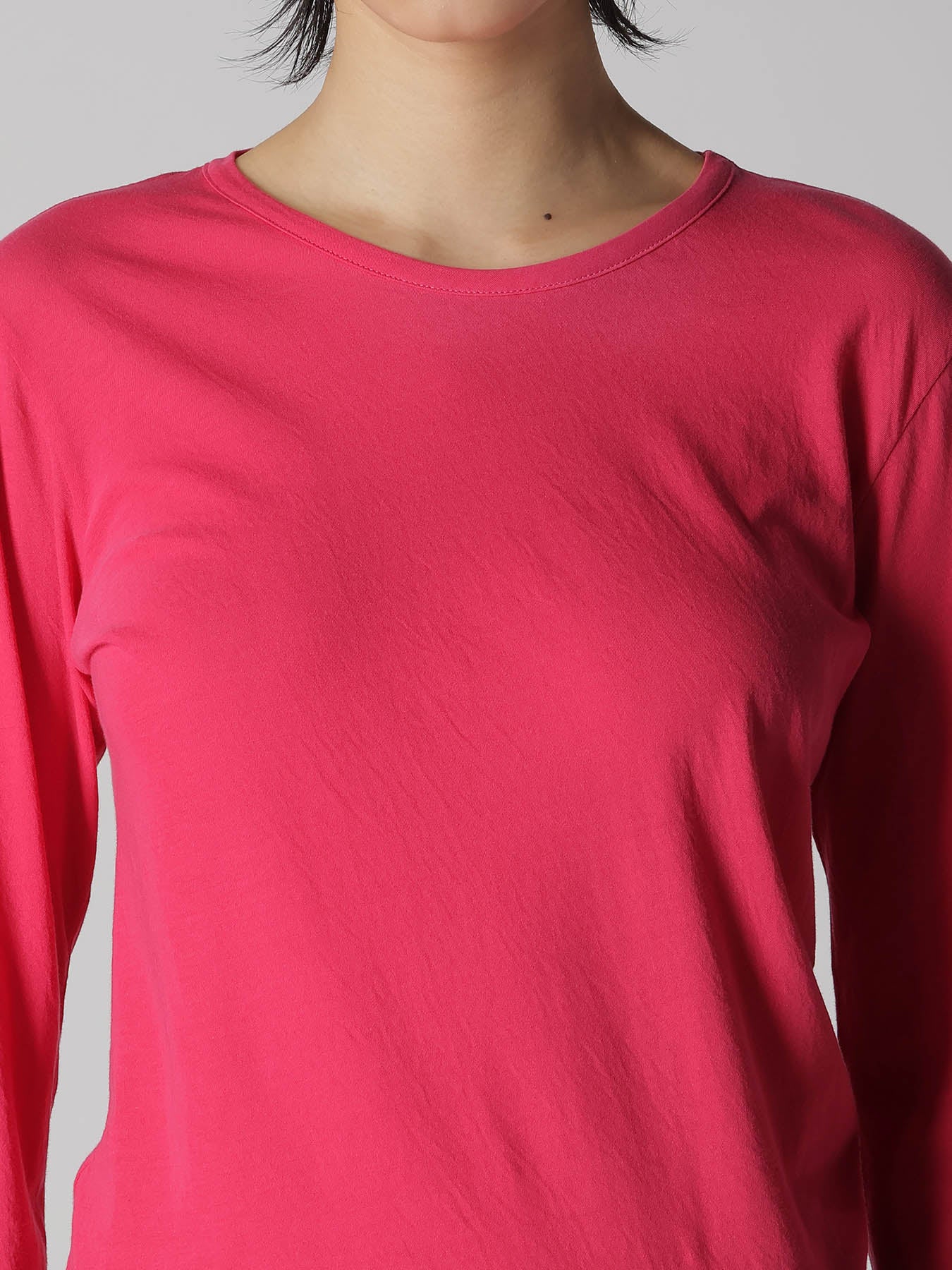 COTTON JERSY LONG SLEEVE TEE – THE SHOP YOHJI YAMAMOTO