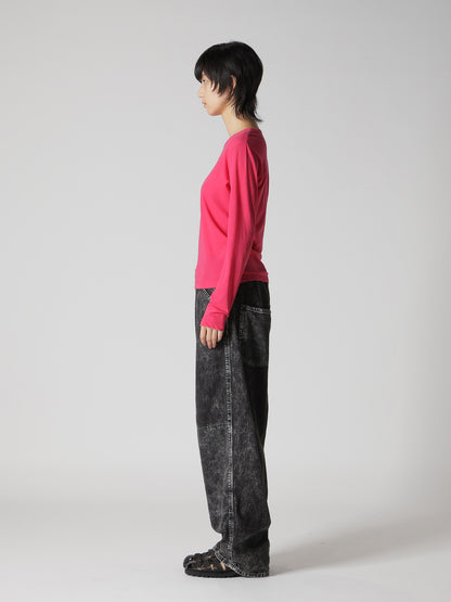 COTTON JERSY LONG SLEEVE TEE