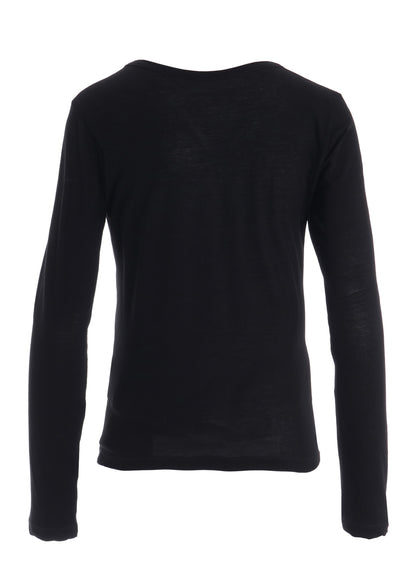 COTTON JERSY LONG SLEEVE TEE