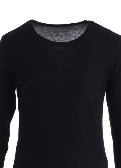 COTTON JERSY LONG SLEEVE TEE