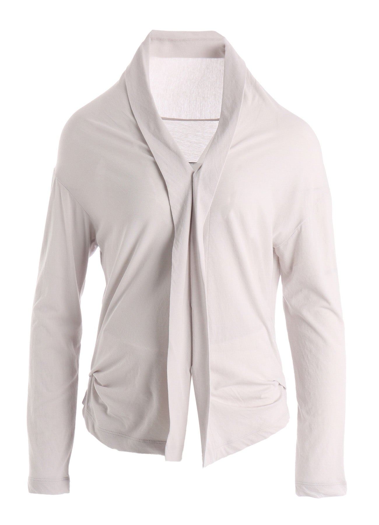 COTTON JERSY FRONT BUTTONS CARDIGAN