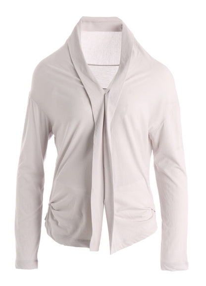 COTTON JERSY FRONT BUTTONS CARDIGAN