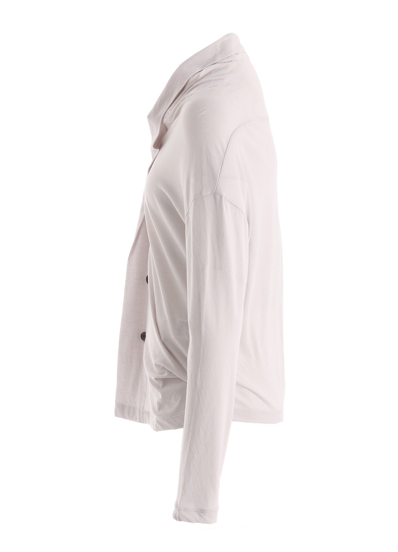 COTTON JERSY FRONT BUTTONS CARDIGAN