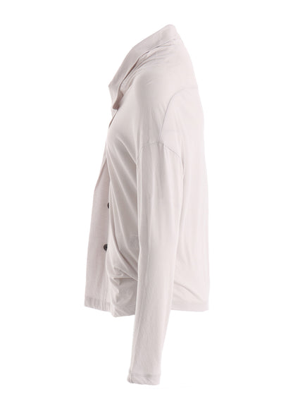 COTTON JERSY FRONT BUTTONS CARDIGAN