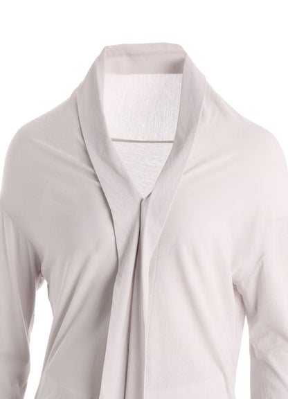 COTTON JERSY FRONT BUTTONS CARDIGAN