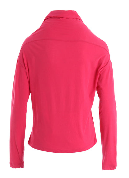 COTTON JERSY FRONT BUTTONS CARDIGAN