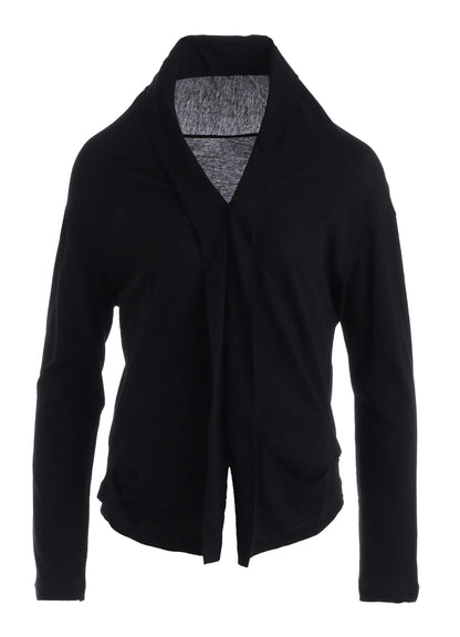 COTTON JERSY FRONT BUTTONS CARDIGAN