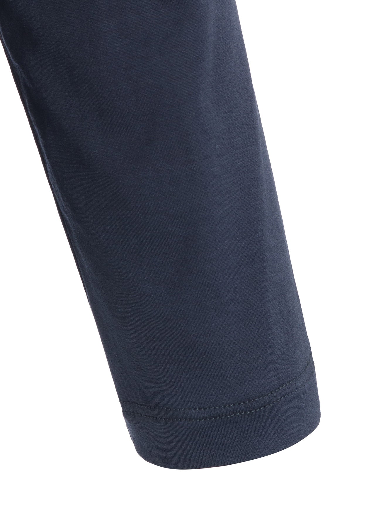 COTTON JERSEY ROUND NECK CARDIGAN