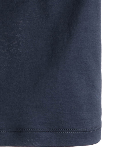 COTTON JERSEY ROUND NECK CARDIGAN