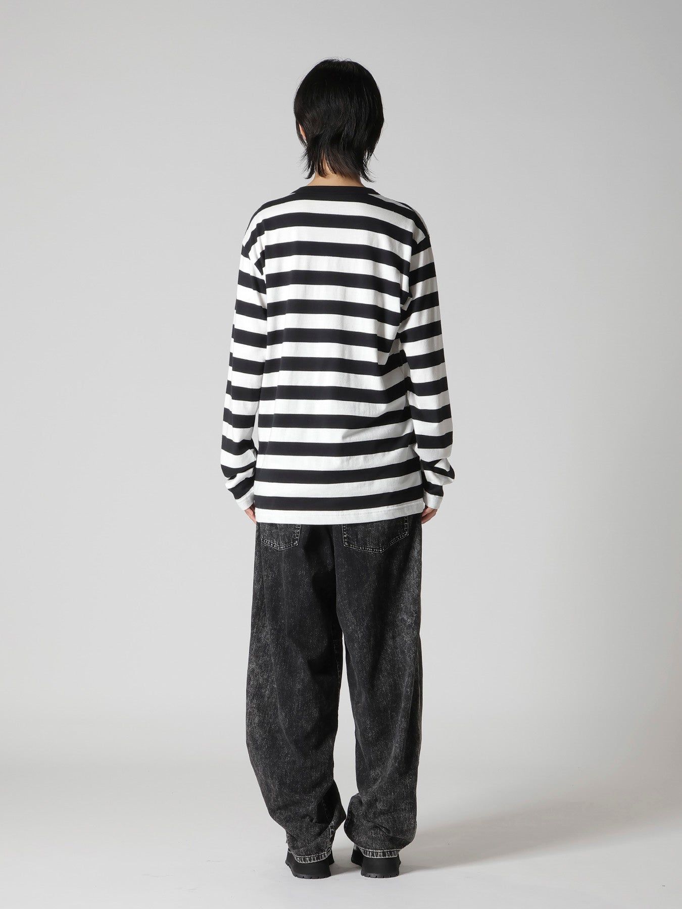 STRIPE JERSEY Y's STITCH LONG T – THE SHOP YOHJI YAMAMOTO