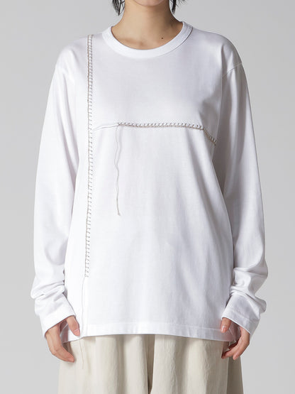 JERSEY BLANKET EMBROIDERY Y's STITCH LONG T