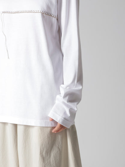 JERSEY BLANKET EMBROIDERY Y's STITCH LONG T