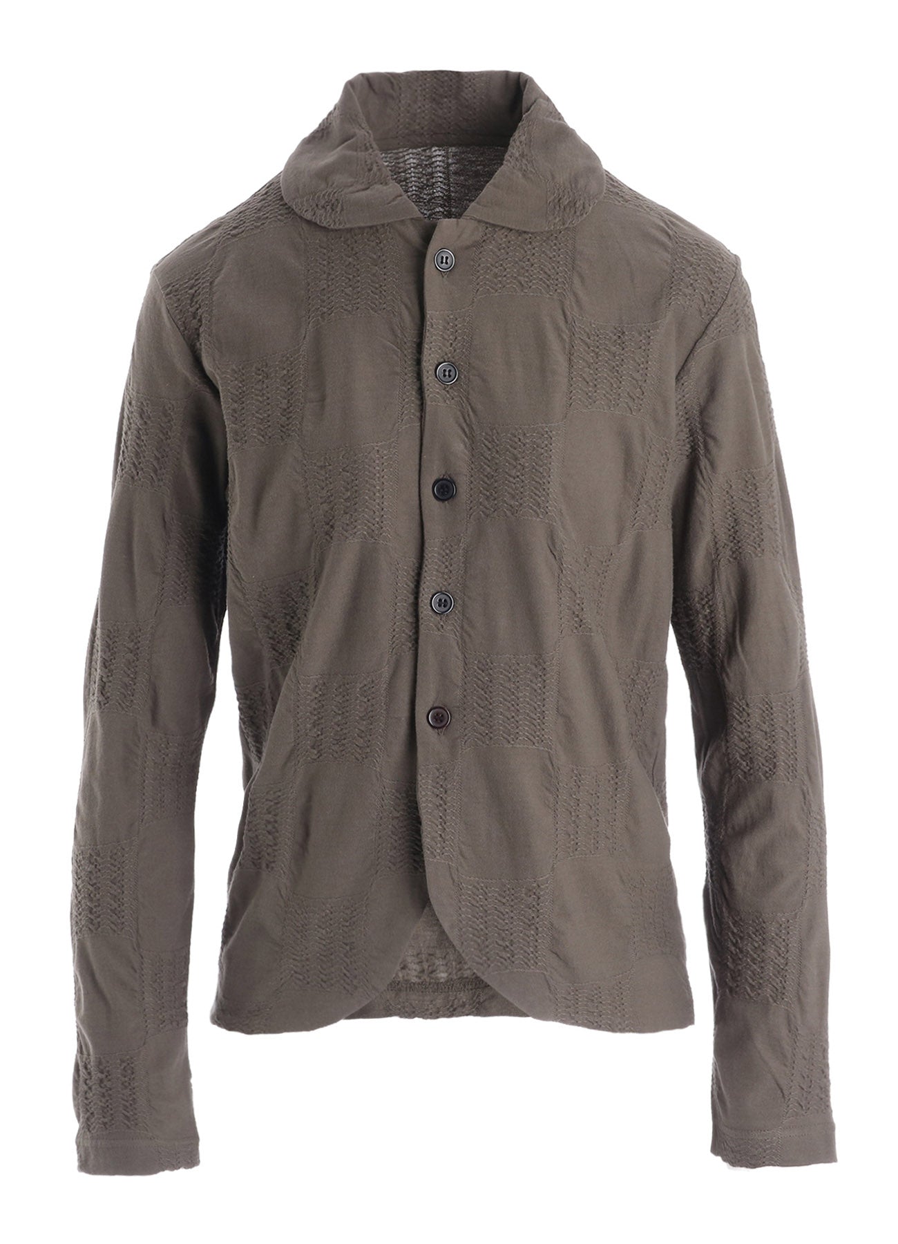 BLOCK TUCK JQ 5-BUTTON CARDIGAN