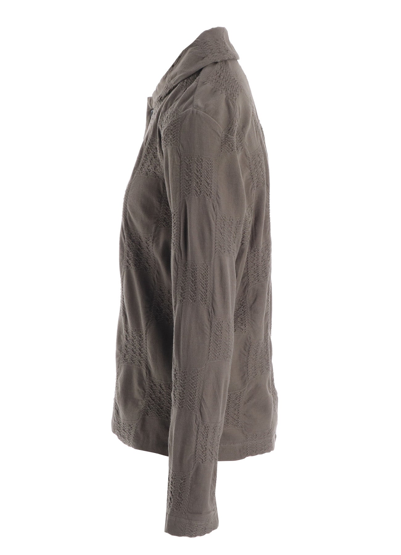 BLOCK TUCK JQ 5-BUTTON CARDIGAN