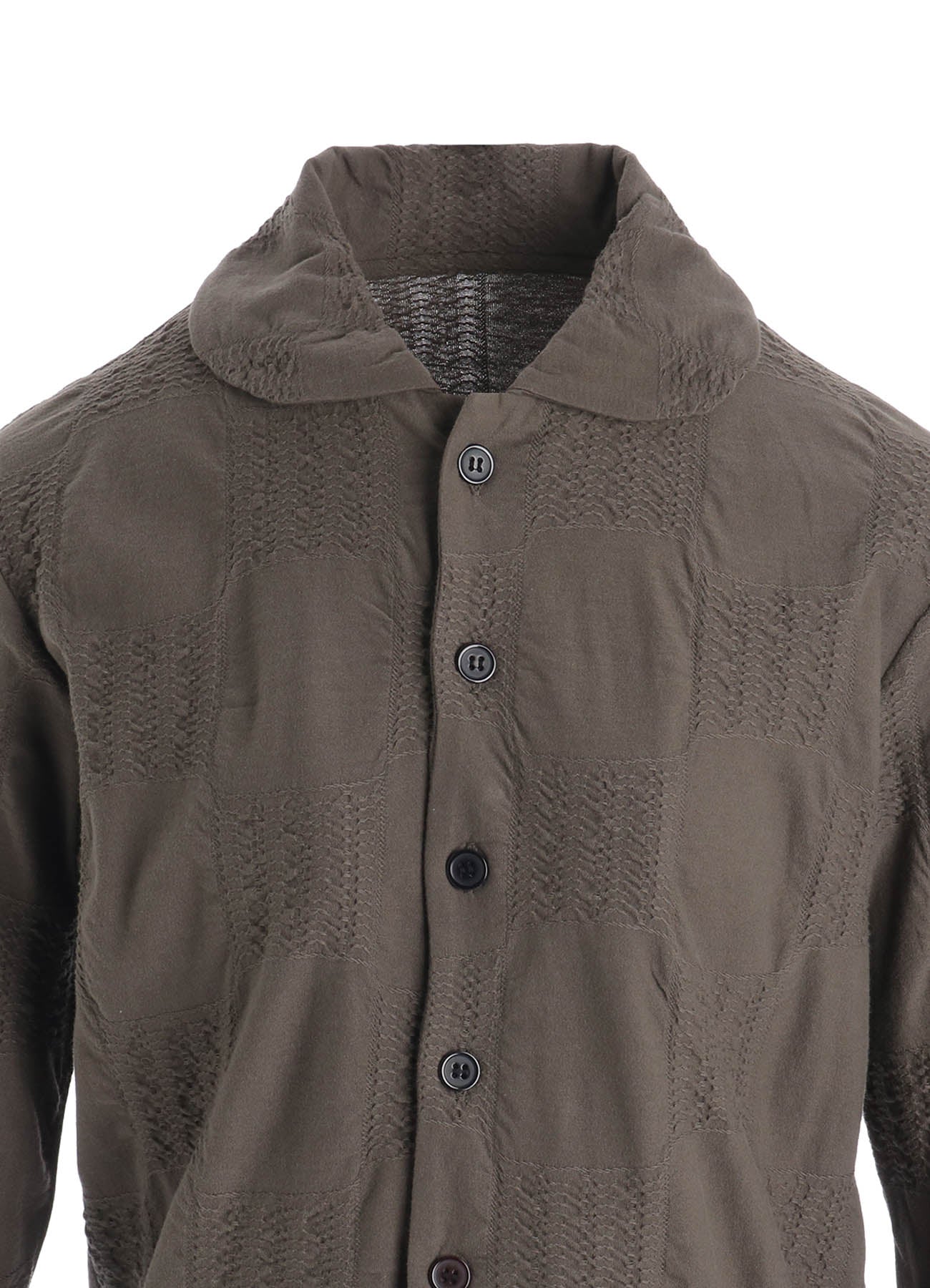 BLOCK TUCK JQ 5-BUTTON CARDIGAN