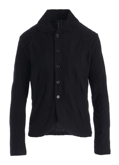 BLOCK TUCK JQ 5-BUTTON CARDIGAN