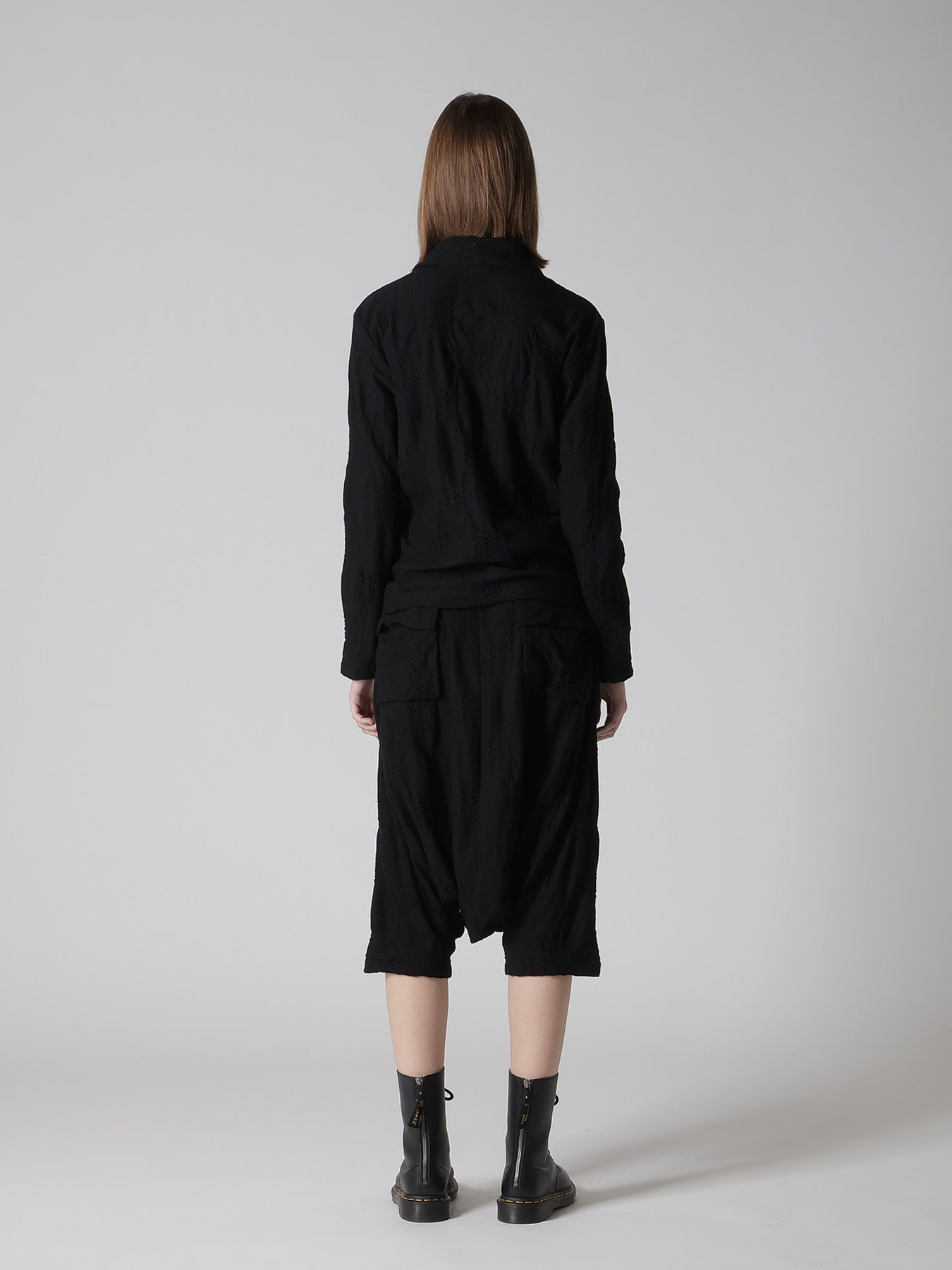 BLOCK TUCK JQ 5-BUTTON CARDIGAN