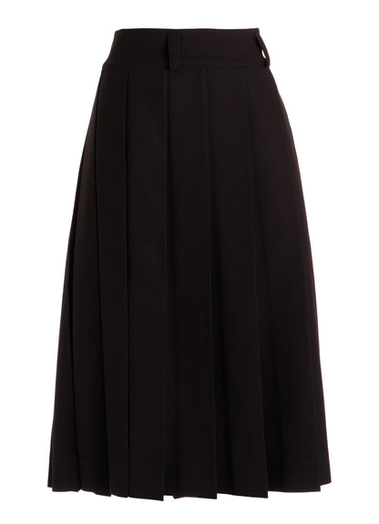 POLYESTER PLEATED SKIRT