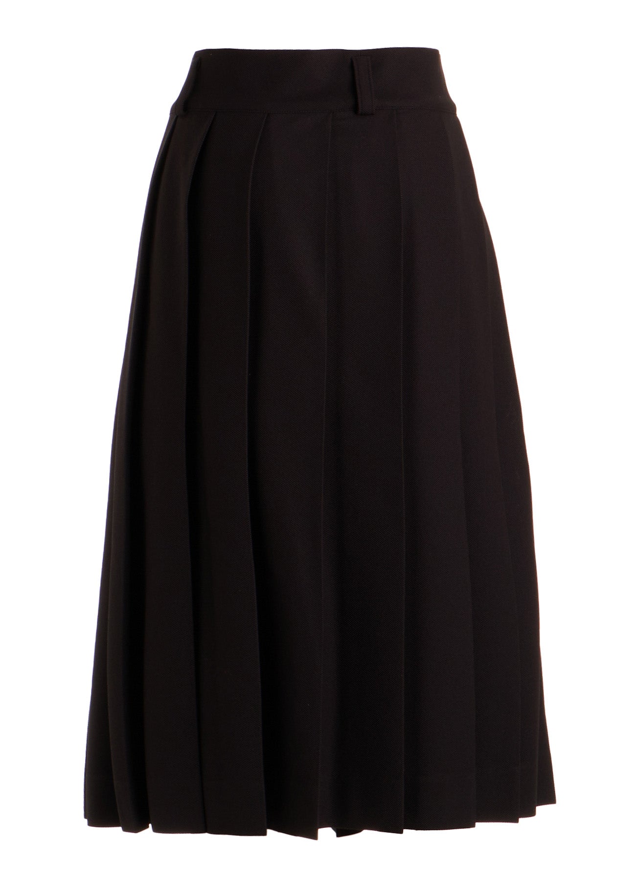 POLYESTER PLEATED SKIRT