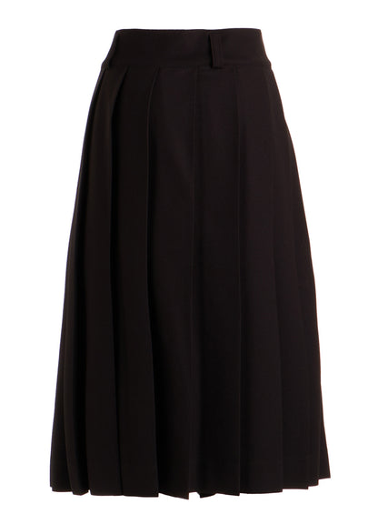 POLYESTER PLEATED SKIRT