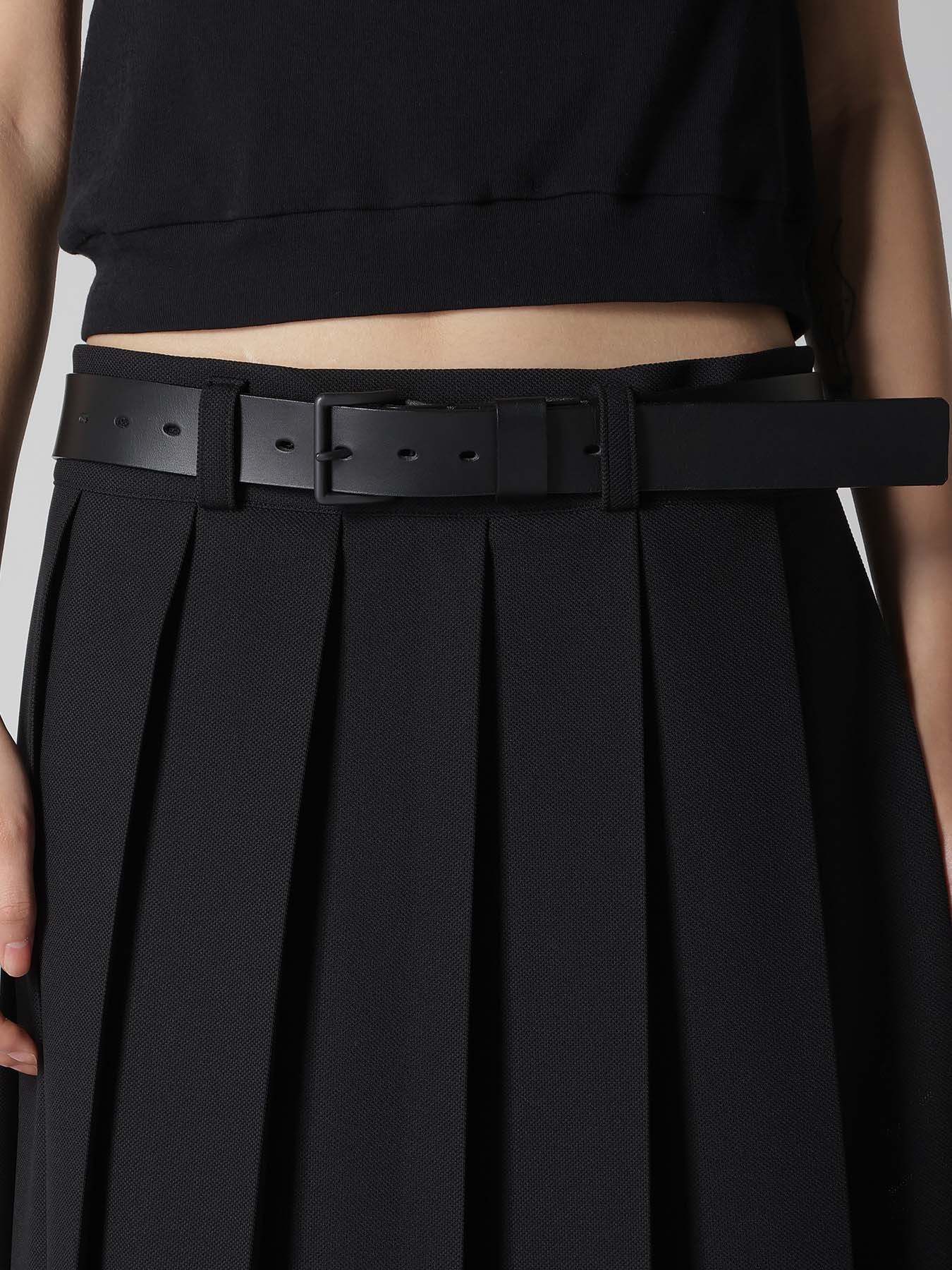 POLYESTER PLEATED SKIRT – THE SHOP YOHJI YAMAMOTO