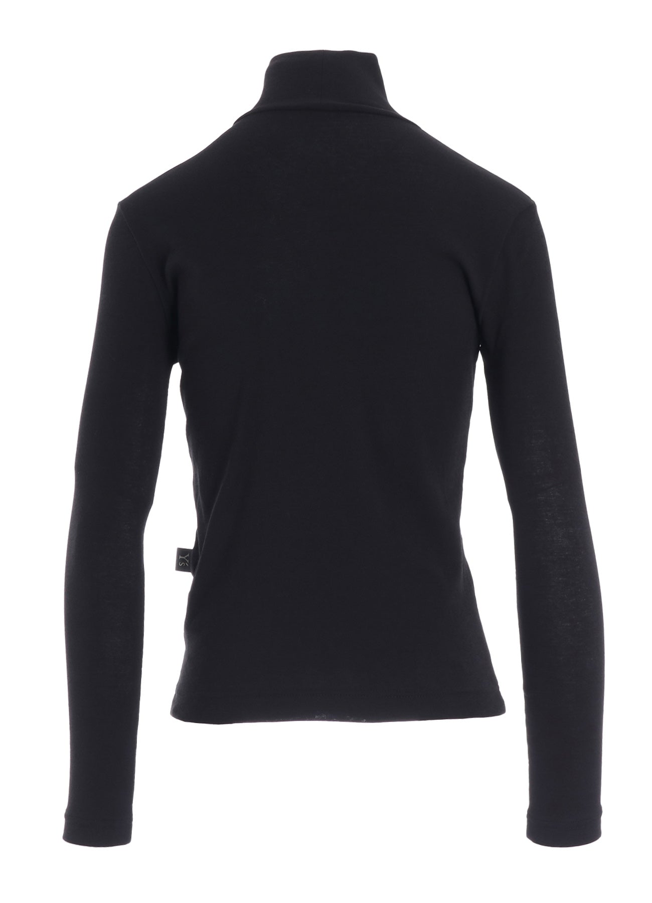 COTTON GAUZE FRAISE HIGHNECK LONG SLEEVE TEE