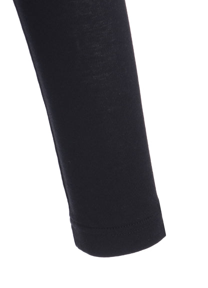 COTTON GAUZE FRAISE HIGHNECK LONG SLEEVE TEE